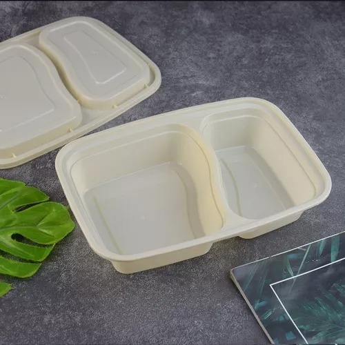 100 Envases Biodegradable Colacion Comidas 800ml