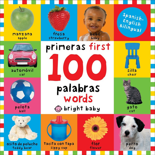 Libro Para Bebes Niños Pequeños Imagenes Palabras Ingles 