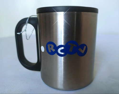 Taza Acero Inox Térmica Para Café Con Tapa De Rctv Colección