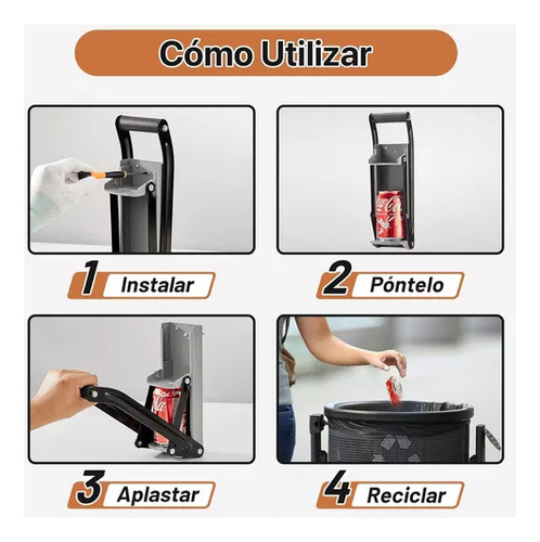Aplasta Latas Y Abrebotellas De Aluminio Aplasta Latas