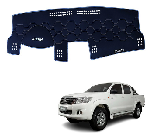 Protector Cubre Tablero Tipo Toyota Hilux 2013 Con Cocos