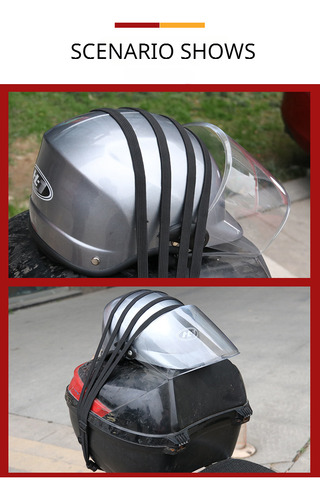 Cuerda De Malla Para Casco De Motocicleta, Cuerda Elástica T