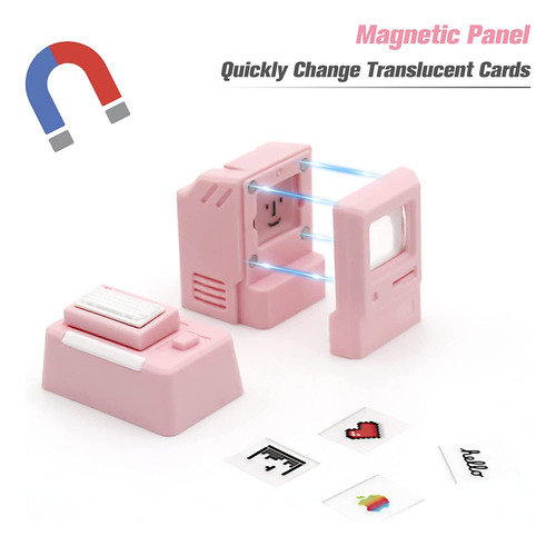 Mini Tecla De Pc Rosa Esc + Enter Para Teclado Cherry Mx