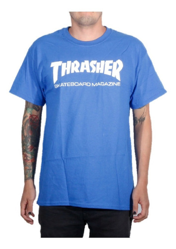 Remera De Hombre  Thrasher Skate Mag Tee 5101 Caz