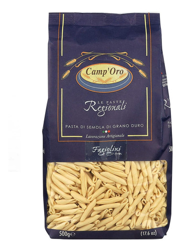 Pasta Di Grano Duro Fagiolini Camp'oro 500g Unidade