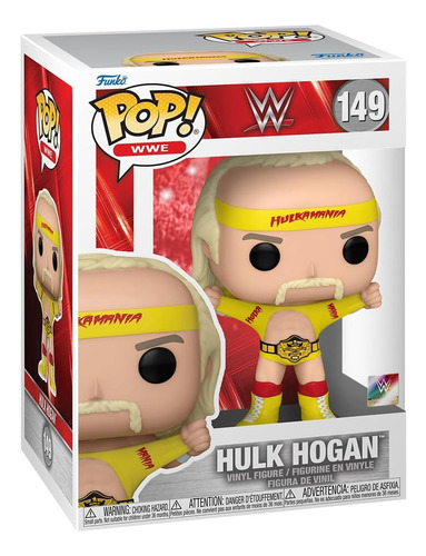 Funko Pop Wwe Hulk Hogan Hulkamania With Belt
