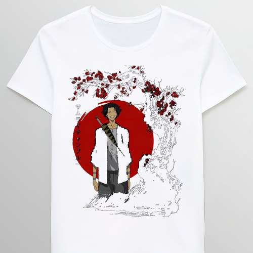 Remera Mugen Champloo Funny Red Moon 82598995
