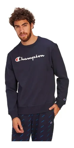 Sudadera Champion Classic Script Sin Gorro Para Hombre Env o gratis