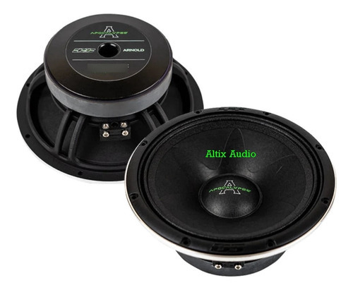 Par Medio Rango 8 Deaf Bonce Arnold 300w Rms Ap-w81ac Color Negro