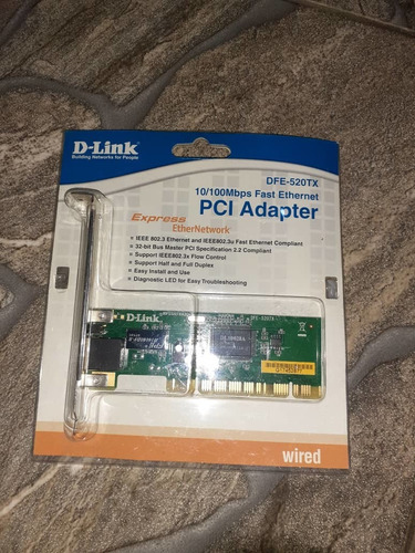 Tarjeta Ethernetwork Pci Adapter