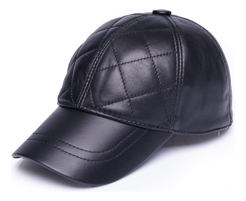 Gorra De Béisbol De Cuero Mumcus Ajustable Con Diamante