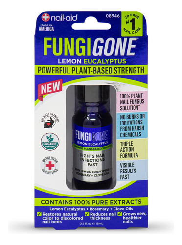 Nail-aid Fungi Gone Lemon Eucalyptus,transparente