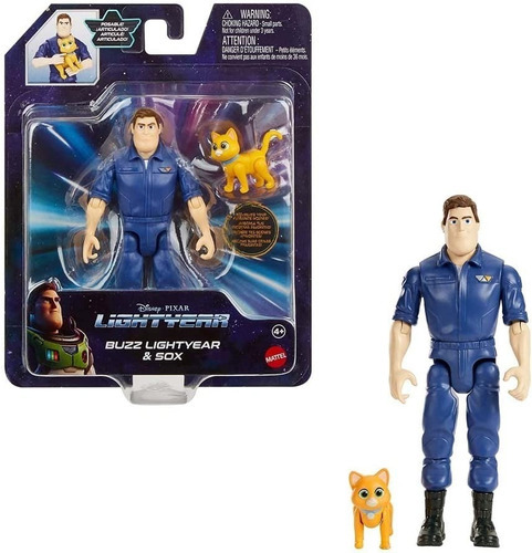 Imagen 2 de 5 de Figura De Acción Muñeco Buzz Lightyear Y Sox