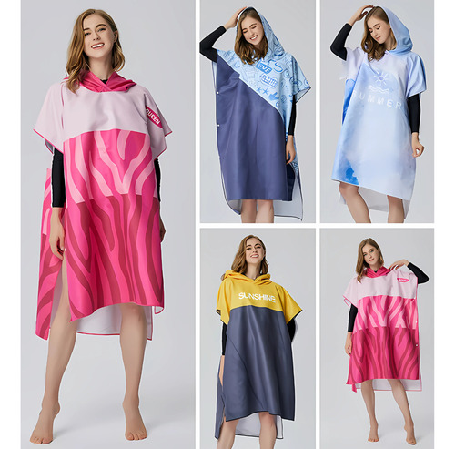 Poncho / Toalla Con Capucha Unisex Unitalla Diseño De Moda