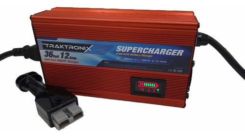 Traktronix Rxv Supercharger 48v 12a Cargador Bateria Para Ez