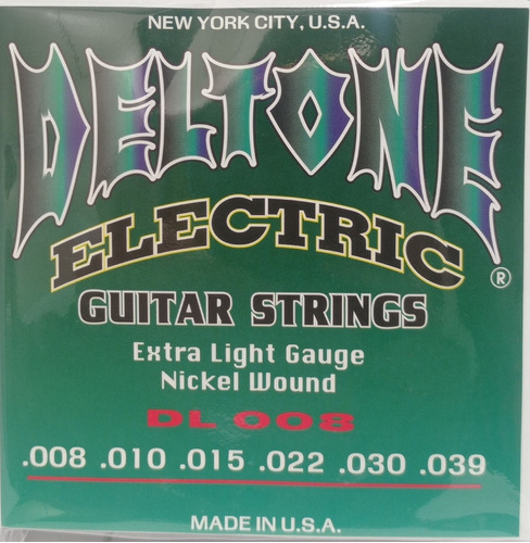 Cuerda Para Guitarra Electrica Deltone