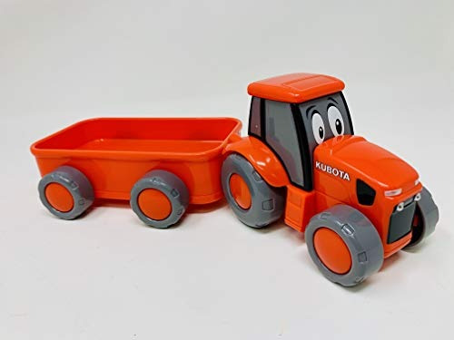 Tractor Y Vagón New-ray Preescolar Kubota Lil' Orange Farm