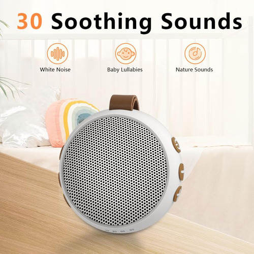 Máquina De Ruído Branco Soundme Mini Travel Com 30 Sons