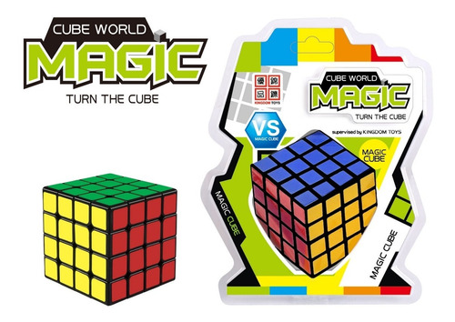 Cubo Magico Cube World Magic 4x4 En Blister