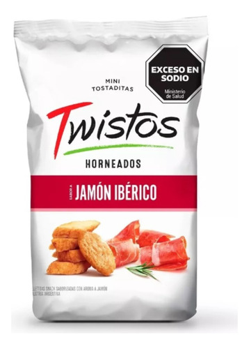 Minitostaditas Twistos Jamon X 100 Gr | Picada Snack Pepsico