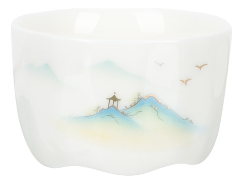 Taza De Té Japonesa De Porcelana Blanca, Taza De Café