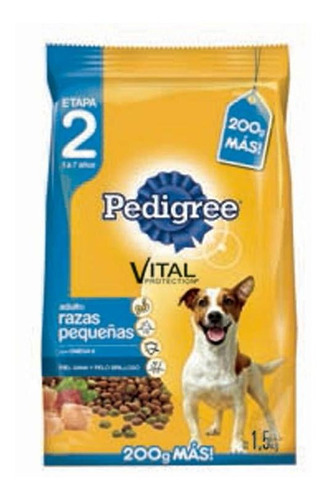 Pack X 3 Unid Alimento Animales  Adulpeqe2 1,5 Pedigree Ali