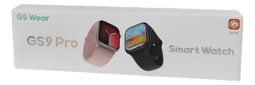 Relogio Smartwatch Gs9 Pro 45mm Com Multi Funções Esportes Caixa Preto Pulseira Preto Bisel Preto Desenho Da Pulseira Silicone