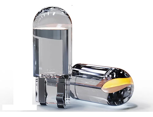 2 Ampolletas Led Cristal Cola De Pez T10 Alta Potencia