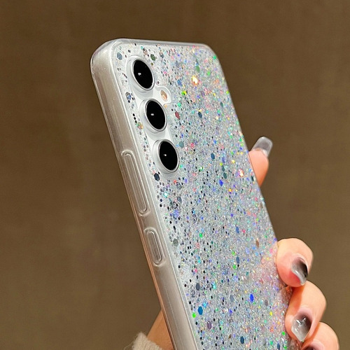 Funda Tpu Brillo Para Samsung S24/s24 Fe/s24 Plus/ultra Plateado Samsung S24