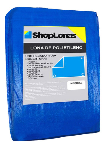 Lona Multiuso Para Telhados Goteira Cobertura 3x2m