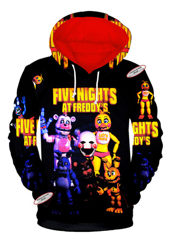 Std Freddy Sudadera Five Night At Freddys Peluche Muñeco