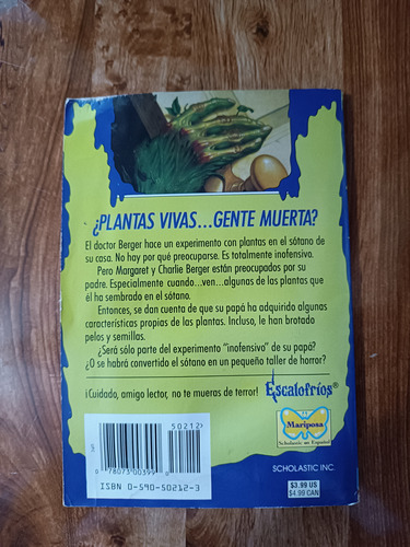 Libro Rl Stine Escalofríos No Bajes Al Sotano (Usado)