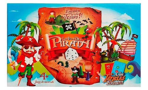 Juego La Isla Del Pirata Gato Garabato