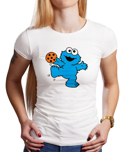 Polo Dama Elmo And Cookie Monster (d1172 Boleto.store)