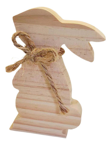 Señal De De Madera, Centro De Mesa De Mesa De Conejo Sin