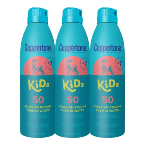 Spray De Protección Solar Coppertone Kids 50 Spf 165 G, Paqu