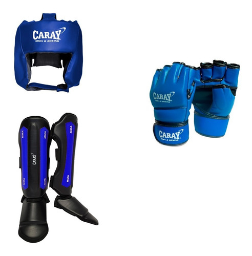 Kit Urus Protector De Cabeza + Guante Mma Pro 3+ Espinillera