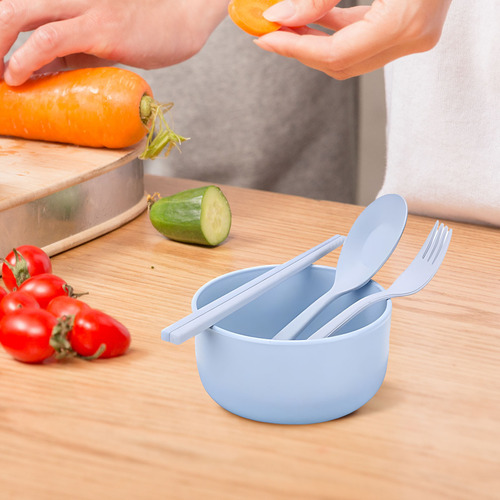 Juego De Vajilla De Tres Piezas Con Forma De Cuchara, Palill