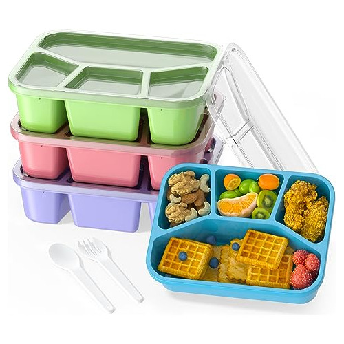 Rgnein Bento Caja De Almuerzo Y Contenedores Snack - M84hu