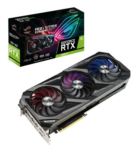 Placa De Video Asus Rtx 3080ti Rog Strix Gaming 12gb Gddr6x