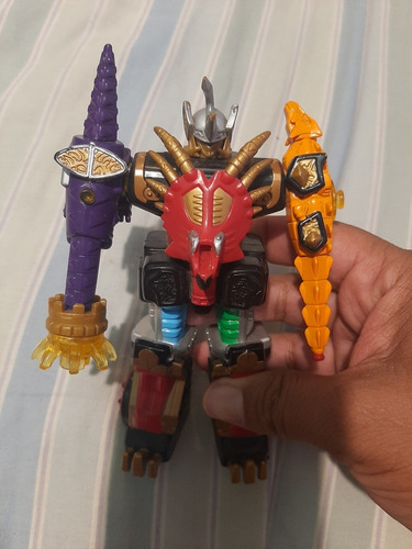 Figura Power Rangers Dino Thunder Triceramax Megazord (Usado)