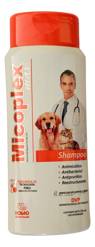 Shampoo Micoplex Max P/ Perro Y Gato 350ml. Holland Veterina