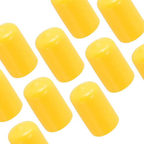 2 X 10x Cue Tip Cover Protector Snooker Accesorios Amarillo
