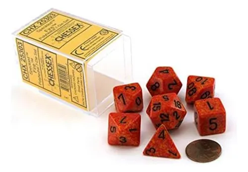 comprar  Dados De Chessex: Conjunto De Dados Poliédricos Com 7 Dados