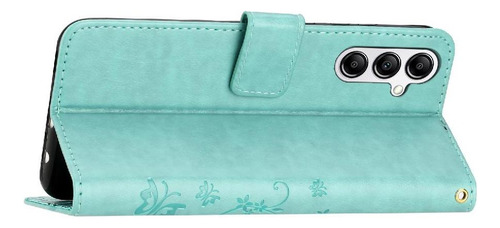 Funda Con Tapa Para Samsung Galaxy A36, Correa De Muñeca Con Función Atril, Piel Sintética, Tarjetero, Cierre Magnético