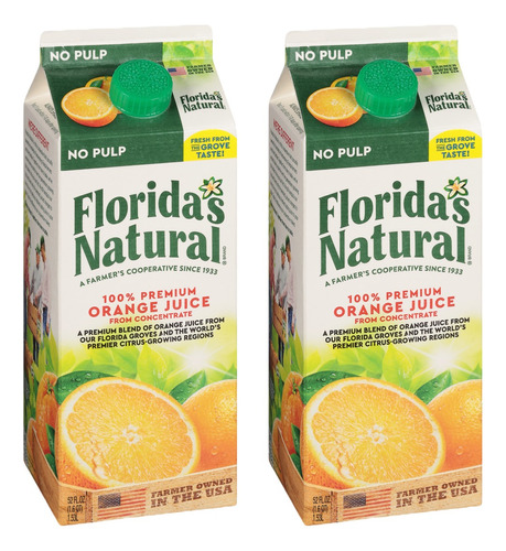 Jugo De Naranja Florida's Natural 1.5l L 2 Unidades
