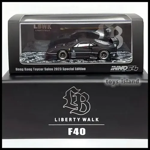 Inno64 Lbwk Ferrari F40 Hk Toycar Salon 2023 Bk Liberty Walk Color
