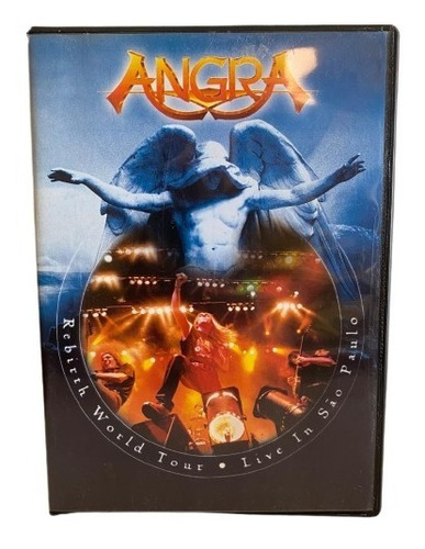 Angra  Rebirth World Tour  Live In São Paulo Dvd Br Usado