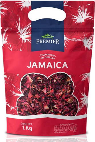 Flores para infusión de jamaica Premier 1kg