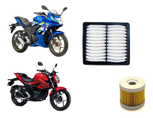 Filtro De Aceite Suzuki Gixxer 150 Incluye Filtro De Aire